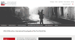 Desktop Screenshot of 1914-1918-online.net